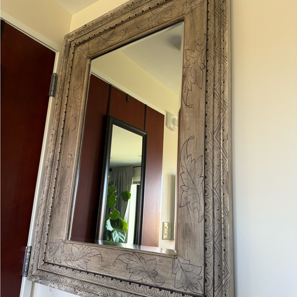 Elegant Silver Wall Mirror
